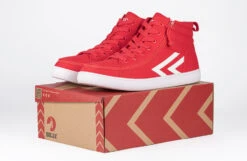 Men's Red/White BILLY CS Sneaker High Tops -Fashion Shoe Store bm23142 600 on box 1 940x614 52454346933 o