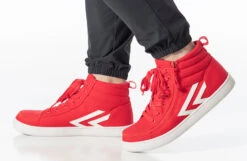 Men's Red/White BILLY CS Sneaker High Tops -Fashion Shoe Store bm23142 600 studio standing 1 940x614 52633738166 o