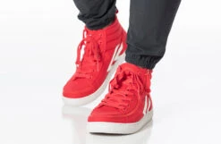 Men's Red/White BILLY CS Sneaker High Tops -Fashion Shoe Store bm23142 600 studio standing 2 940x614 52633995839 o